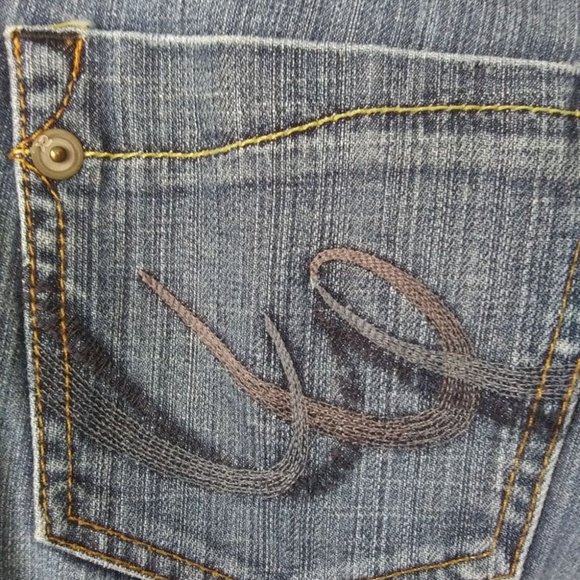 X2 blue jean  capris with pockets size 4 - Picture 7 of 8